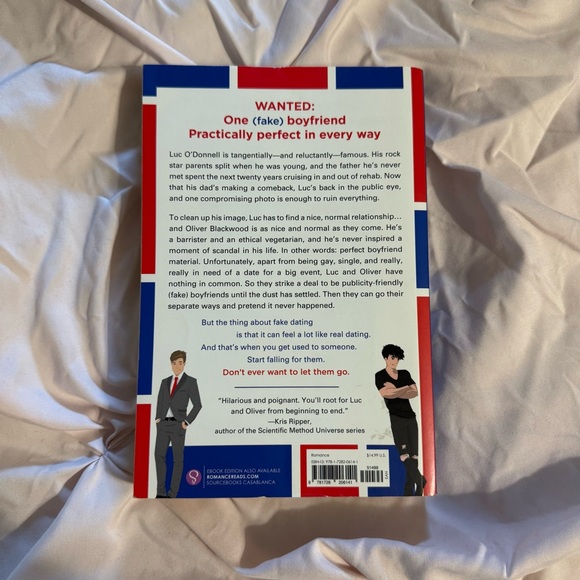 Boyfriend Material by Alexis Hall Book - Picture 4 of 4